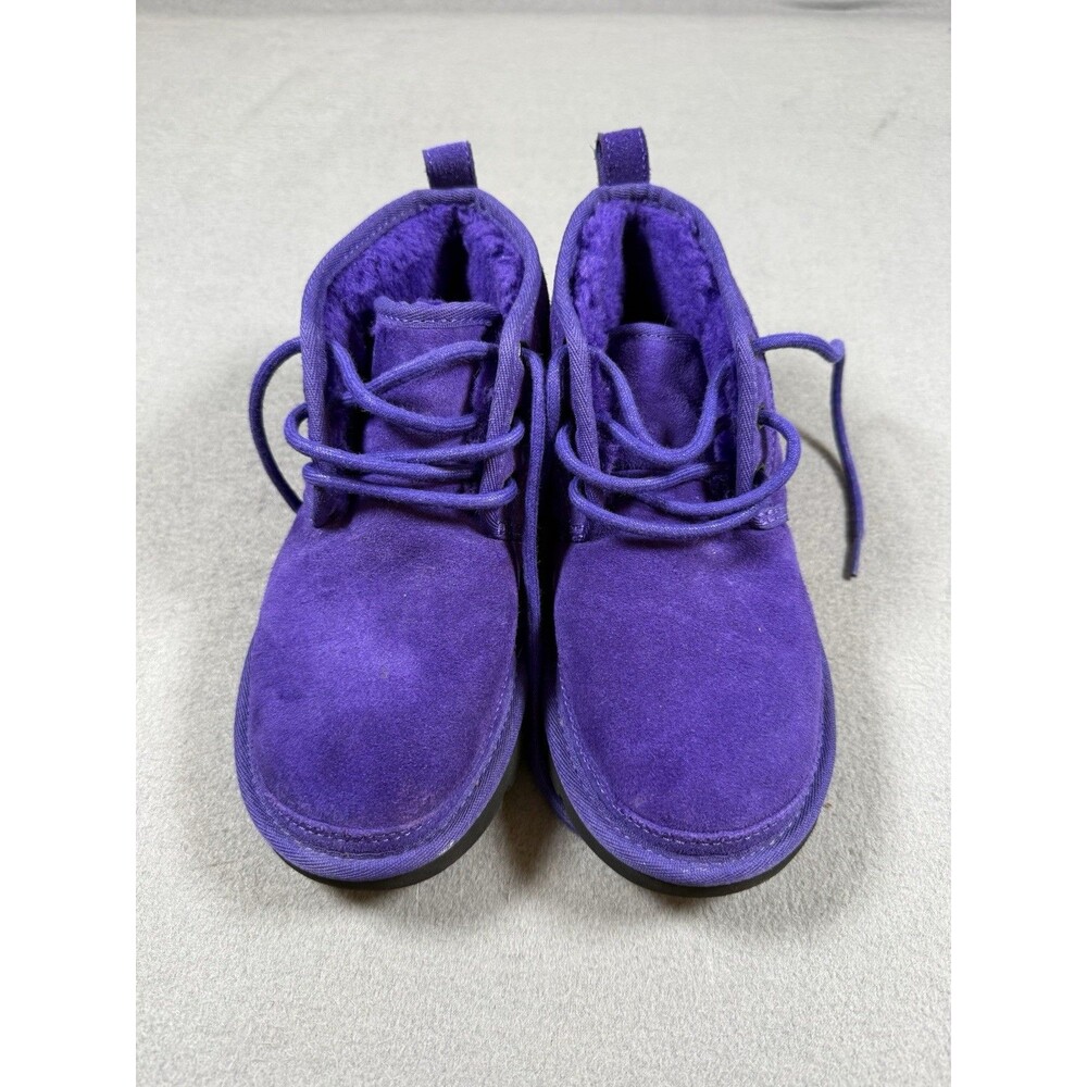 UGG Womens Neumel Chukka Boots Violet Night Purple Suede Size 5